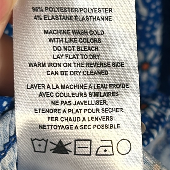 New Vigoss Women’s Smocked Drop Off the Shoulder Floral 3/4 Sleeve Peasant Top - Picture 11 of 12